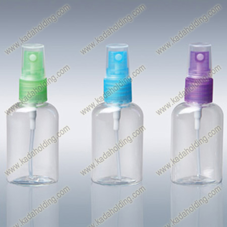 40ml transparent PET spray bottle with mist sprayer