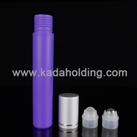 15ml frosted roll on bottle with aluminum cap