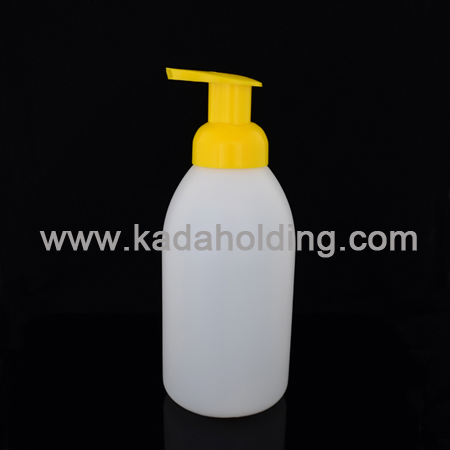 550ml HDPE soap foam pump bottle with 40mm foamer